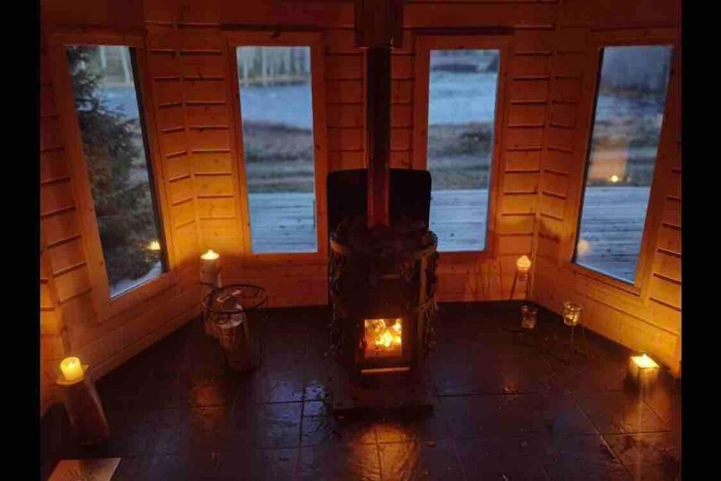 Lovely Cabin With A Beautiful View Over Byske River Ngoại thất bức ảnh